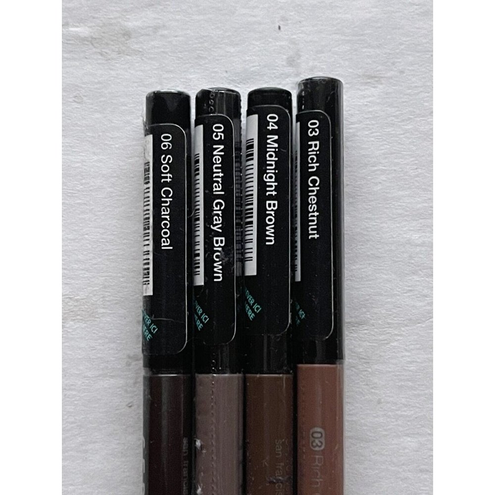 Sephora Brow Pencils Lot of 4 Retractable Waterproof  03 04 05 06 New Sealed